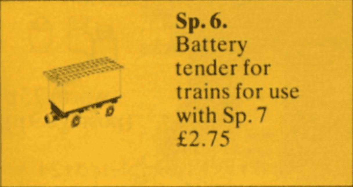 LEGO sættet 4.5V Battery Train Wagon