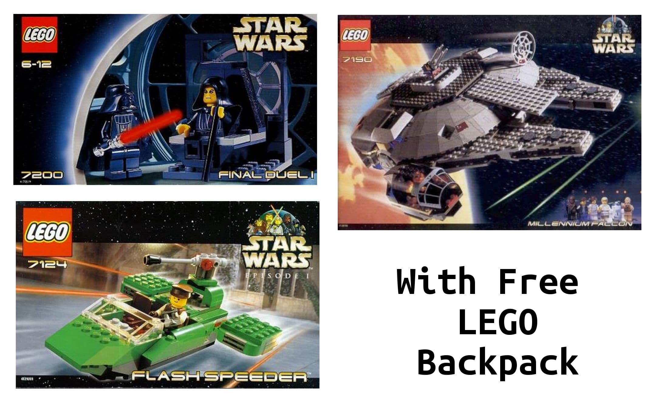 LEGO sættet Star Wars Value Pack with Free LEGO Backpack