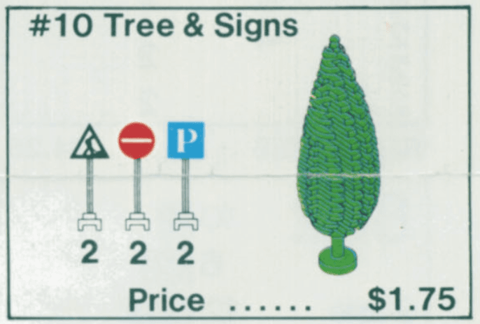 LEGO sættet Tree and Signs