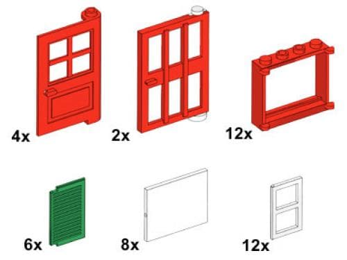 LEGO sættet Windows and Doors