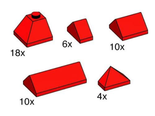 LEGO sættet Red Ridge Tiles