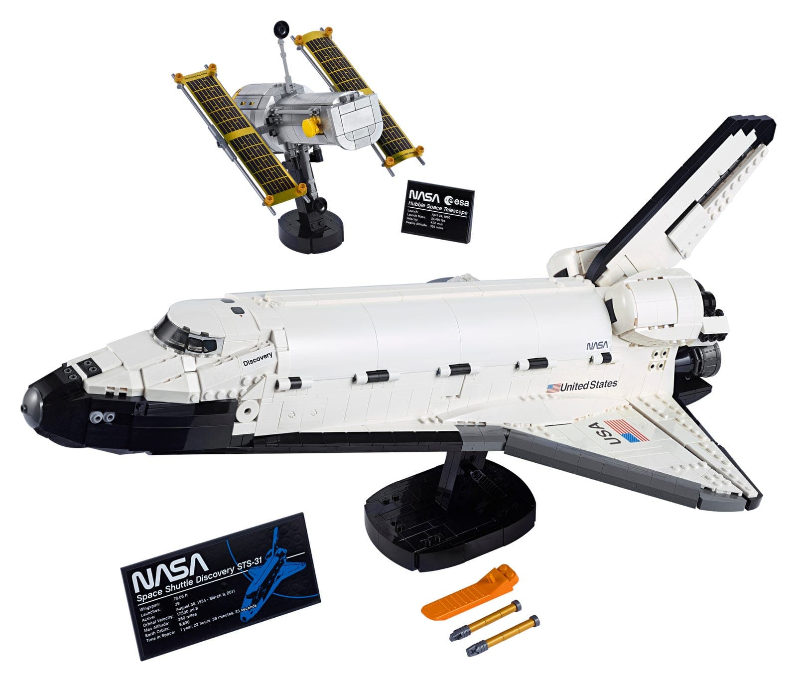 LEGO sættet NASA Space Shuttle Discovery