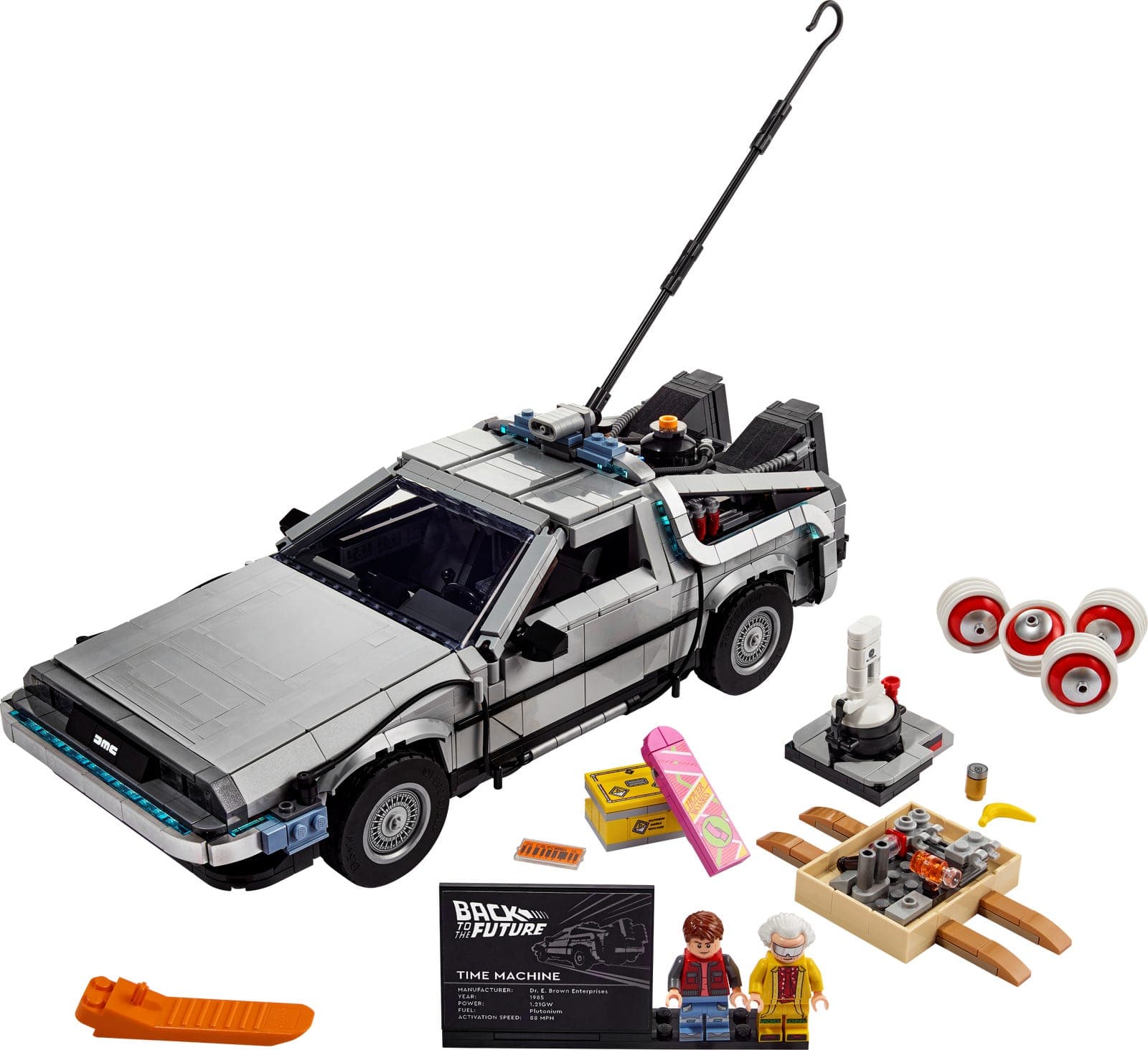 LEGO sættet Back to the Future Time Machine