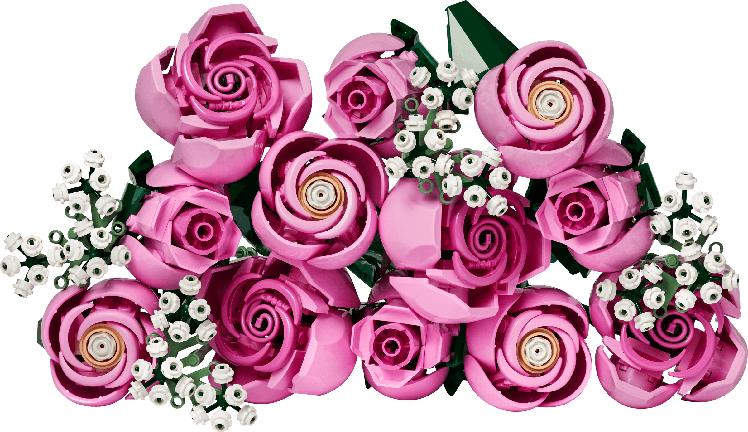 LEGO sættet Bouquet of Pink Roses
