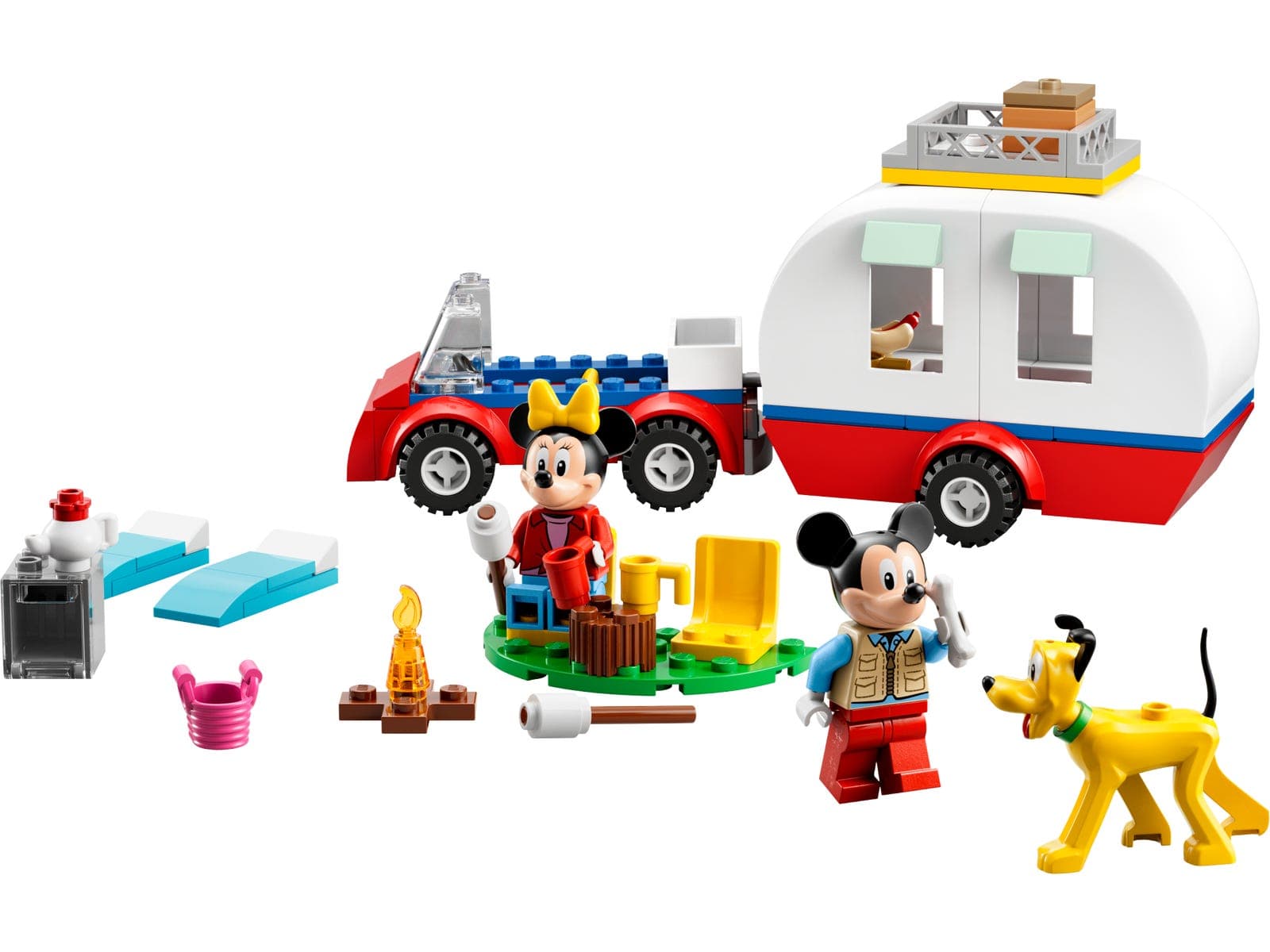 LEGO sættet Mickey and Minnie's Camping Trip