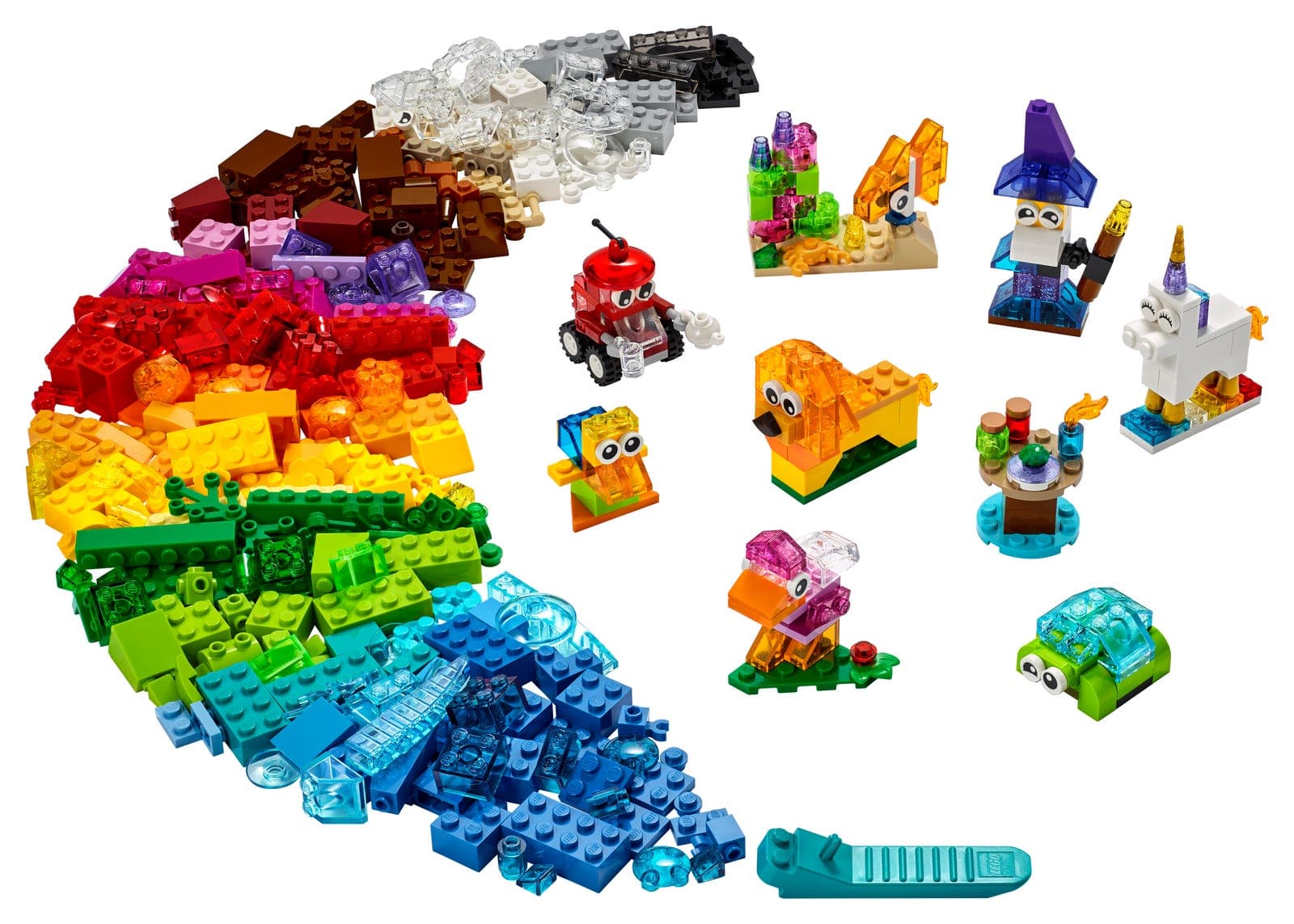 LEGO sættet Creative Transparent Bricks