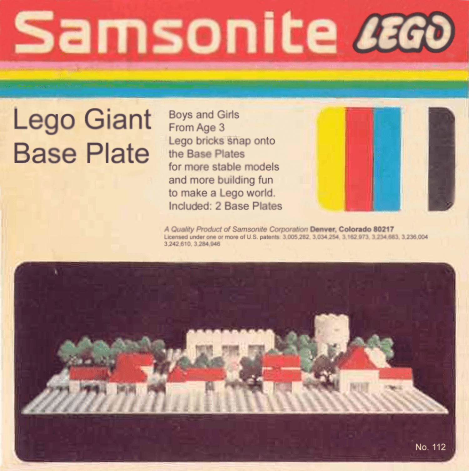LEGO sættet 2 40 x 40 Baseplates