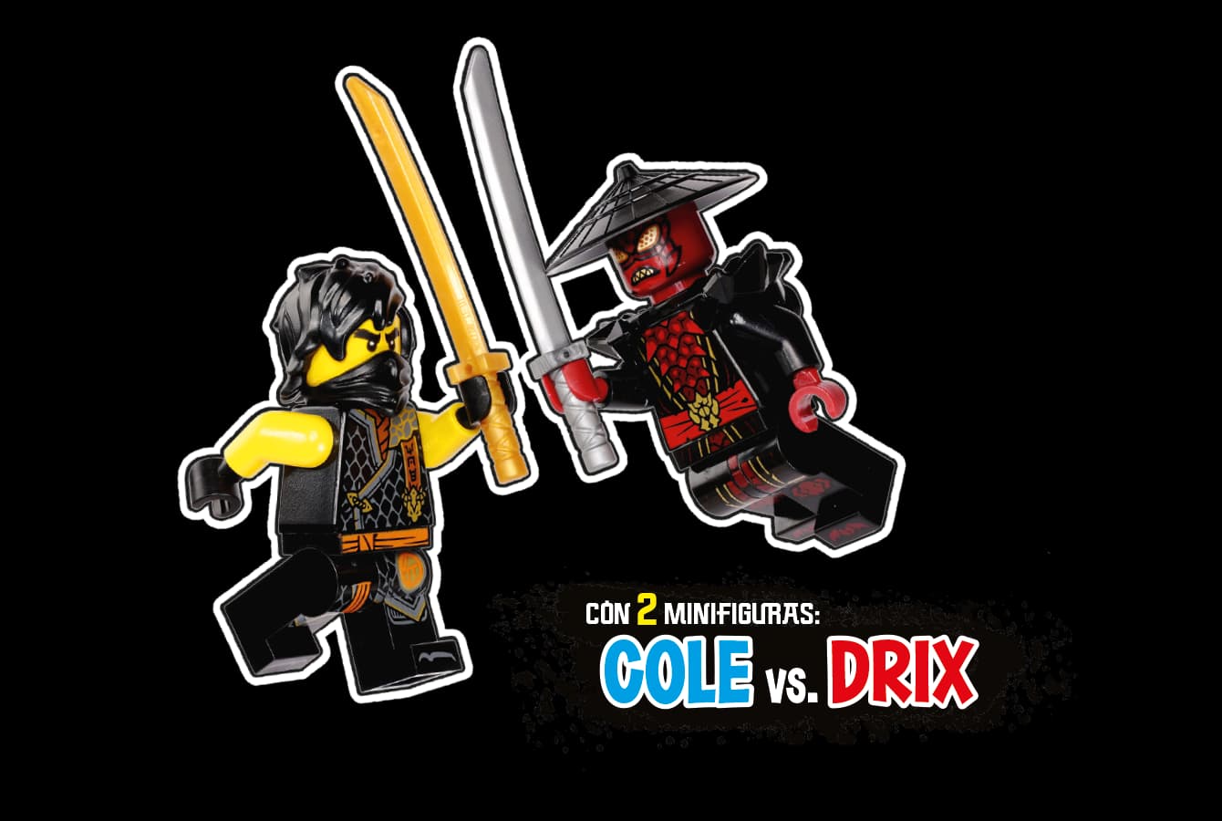 LEGO sættet Cole vs. Drix