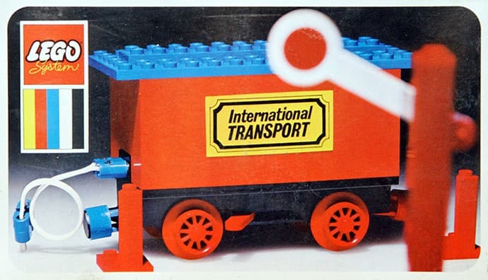 LEGO sættet Battery Wagon with Signal and Direction - Changing