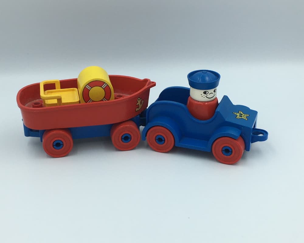 LEGO sættet Car with Boat and Trailer