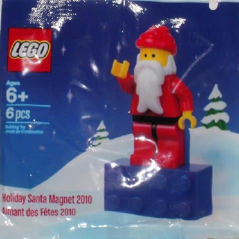 LEGO sættet Holiday Santa Magnet 2010