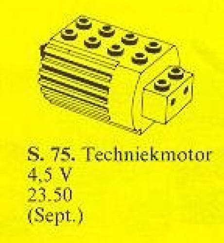 LEGO sættet 4.5V Motor