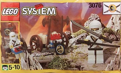 LEGO sættet White Ninja's Attack Cart