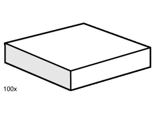 LEGO sættet 2 x 2 White Smooth Tiles