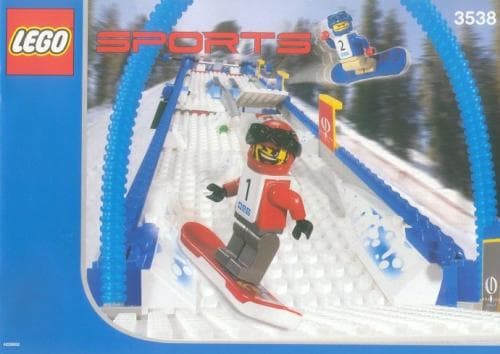 LEGO sættet Snowboard Boarder Cross Race