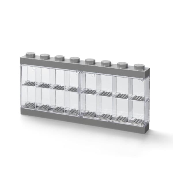 LEGO sættet Minifigure Display Case 16 (Light Bluish Gray)