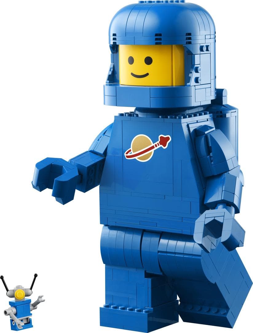 LEGO sættet Up-Scaled Blue Astronaut Minifigure