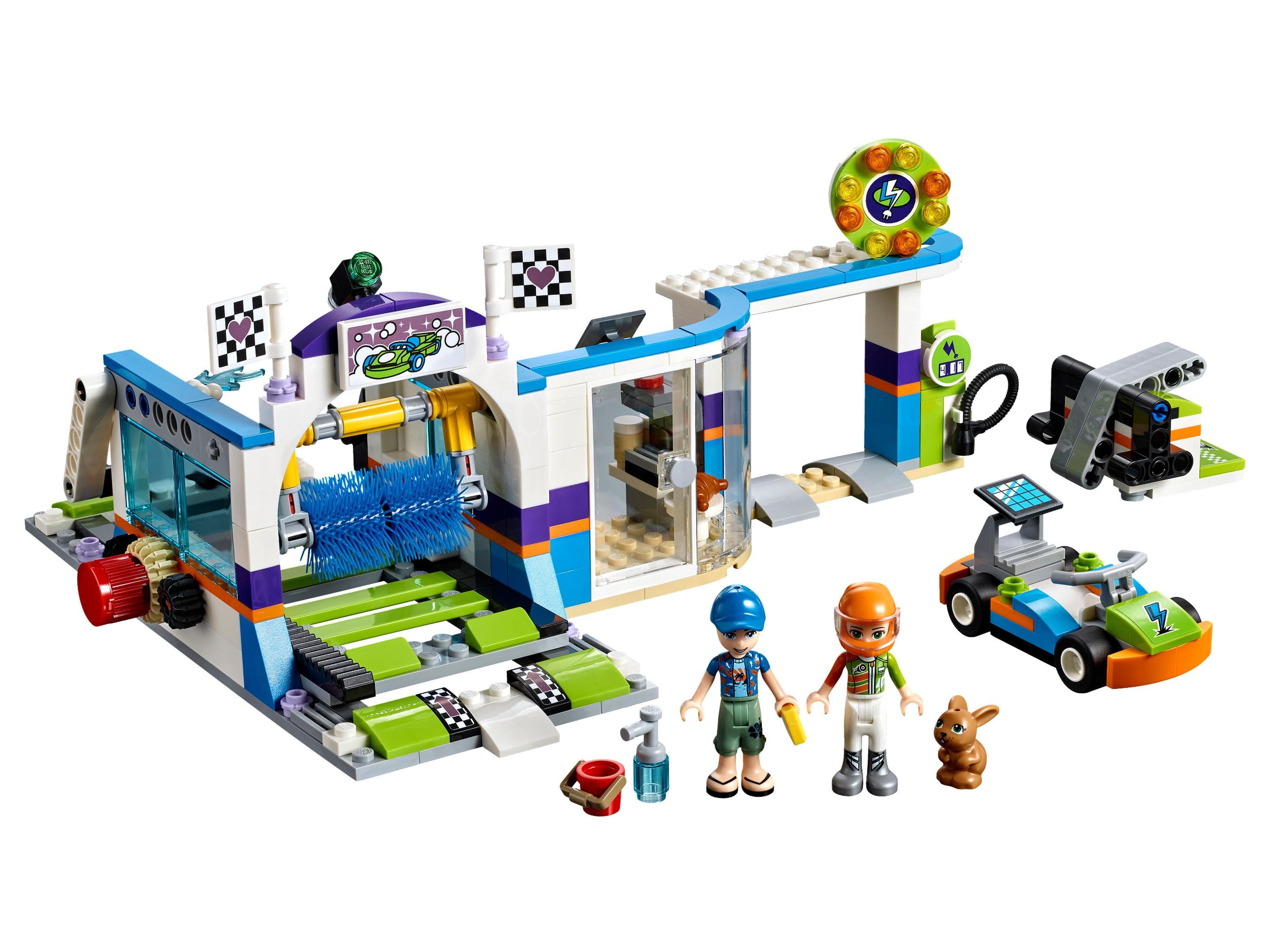 LEGO sættet Spinning Brushes Car Wash
