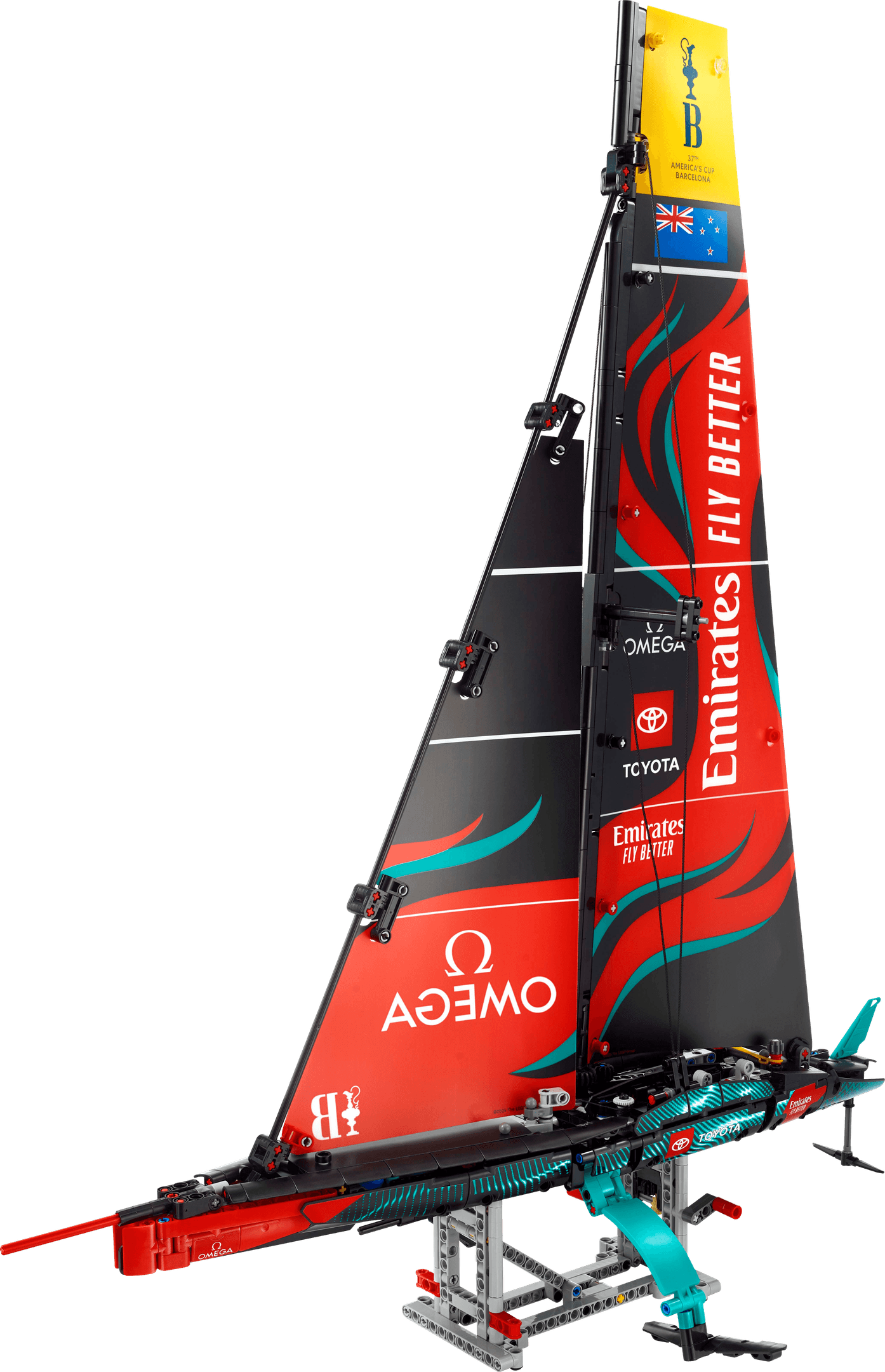 LEGO sættet Emirates Team New Zealand AC75 Yacht
