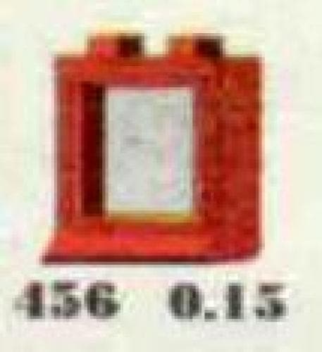 LEGO sættet 1 x 2 x 2 Window, Red or White