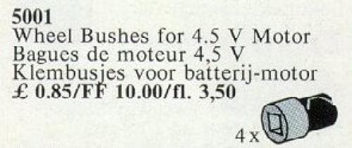 LEGO sættet Wheel Bushes for 4.5V Basic Motor