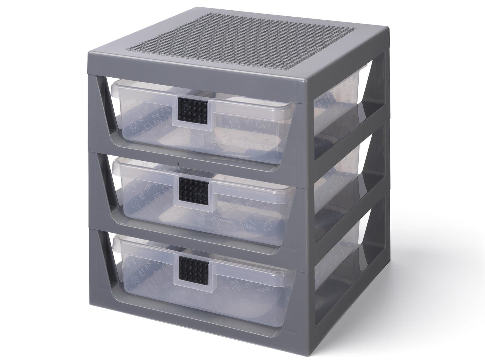 LEGO sættet 3-Drawer Storage (Gray)
