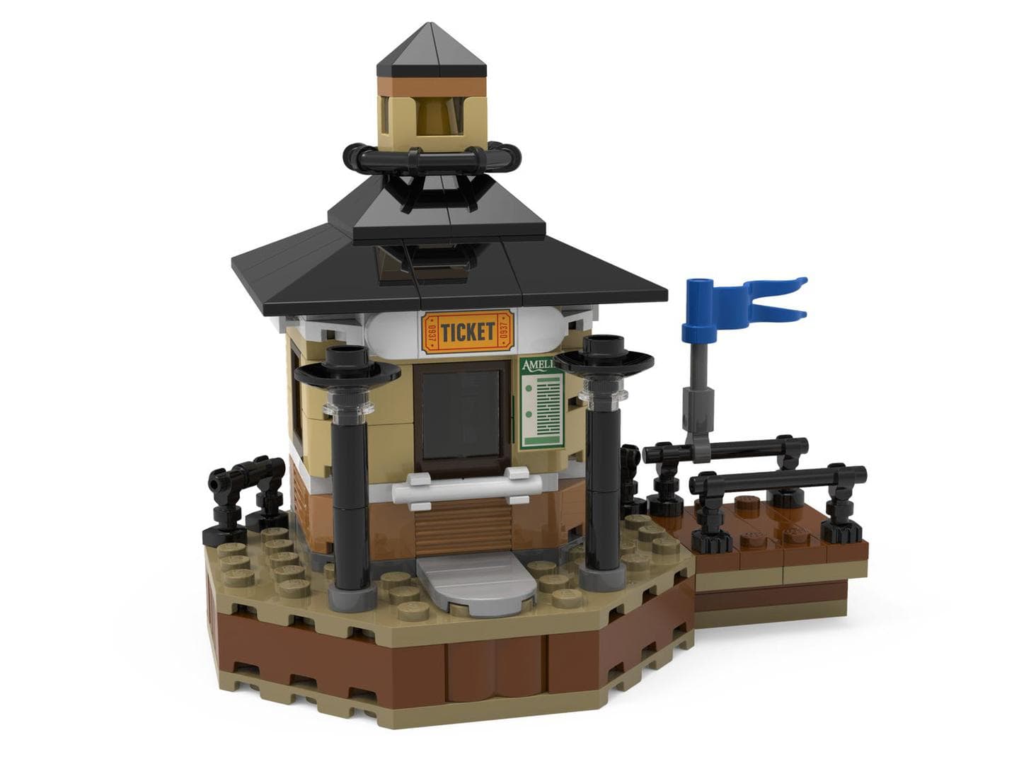 LEGO sættet Amelia Ticket Booth