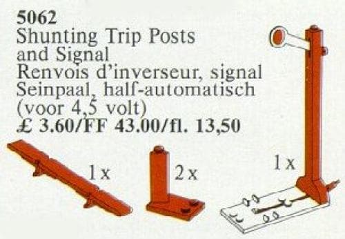 LEGO sættet Shunting Trip Posts and Signal