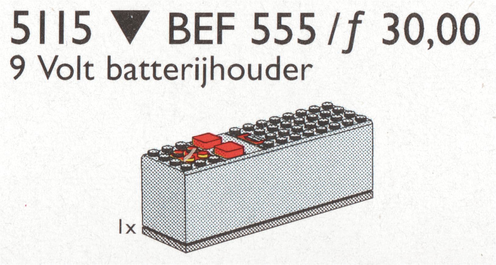 LEGO sættet 9V Battery Box