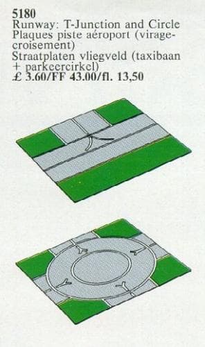LEGO sættet T-Junction, Circle (Airport)