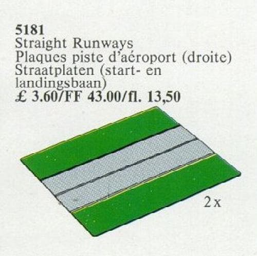 LEGO sættet Runways, Straight (Airport)