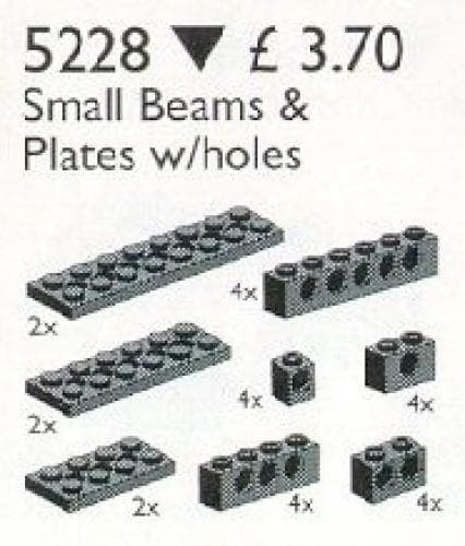 LEGO sættet Small Beams and Plates