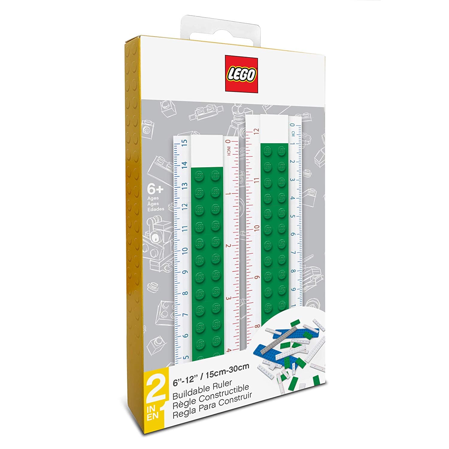 LEGO sættet Buildable Ruler (Green)