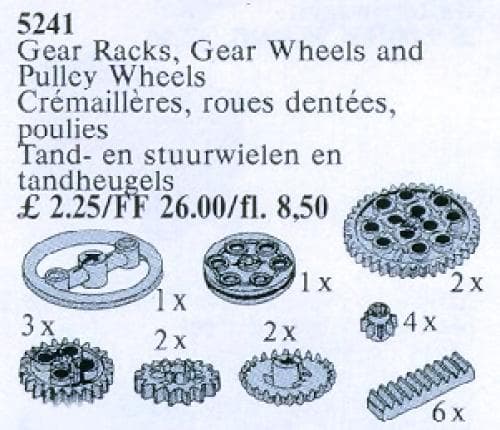 LEGO sættet Gear Wheel Assortment