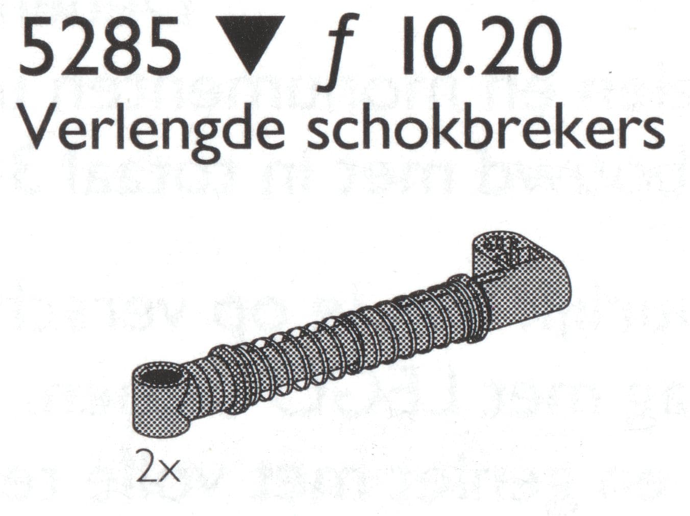 LEGO sættet 2 Large Shock Absorbers / Large Shock Absorbers