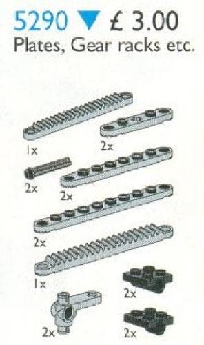 LEGO sættet Plates & Gear Racks