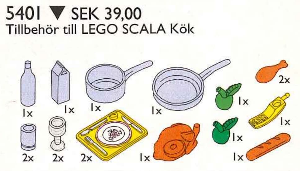 LEGO sættet Kitchen Accessories