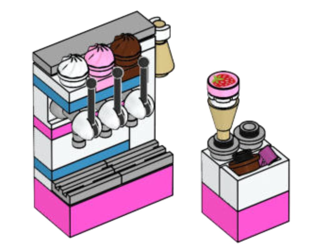 LEGO sættet Olivia's Ice Cream Machine