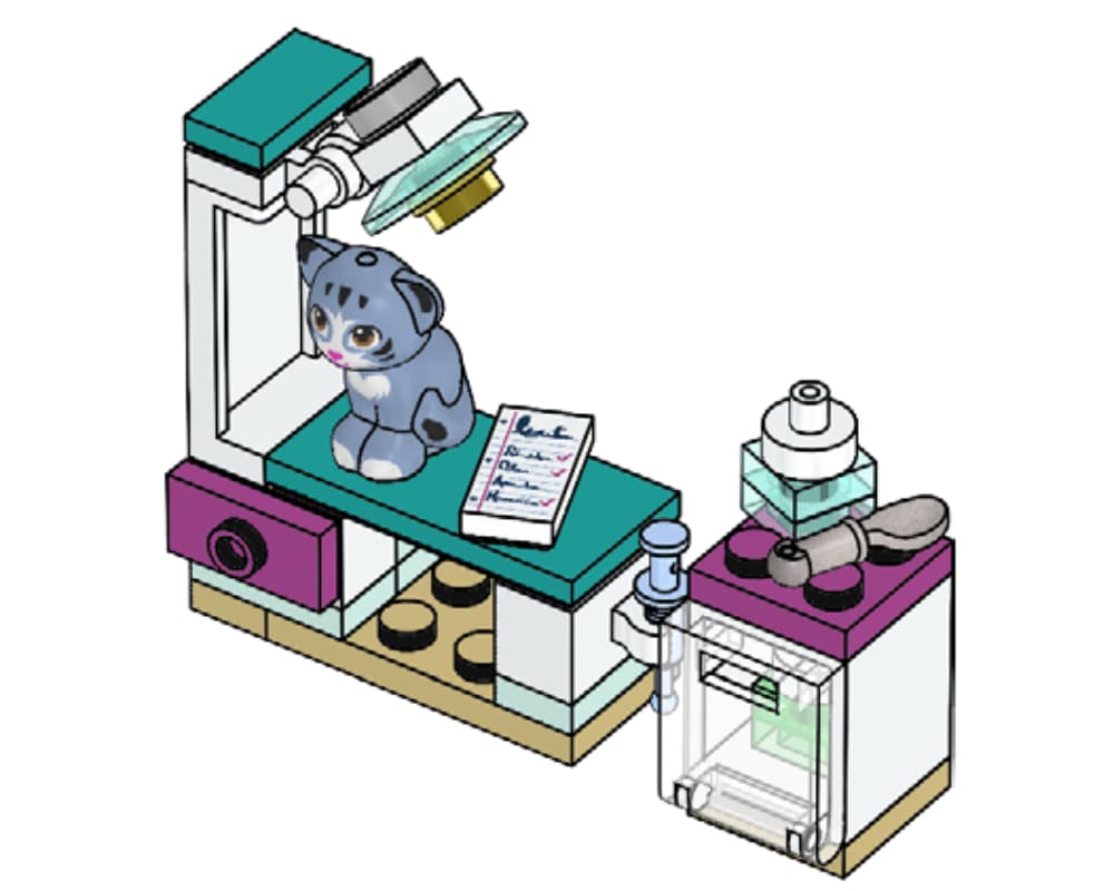 LEGO sættet Kitty Chico at Vets