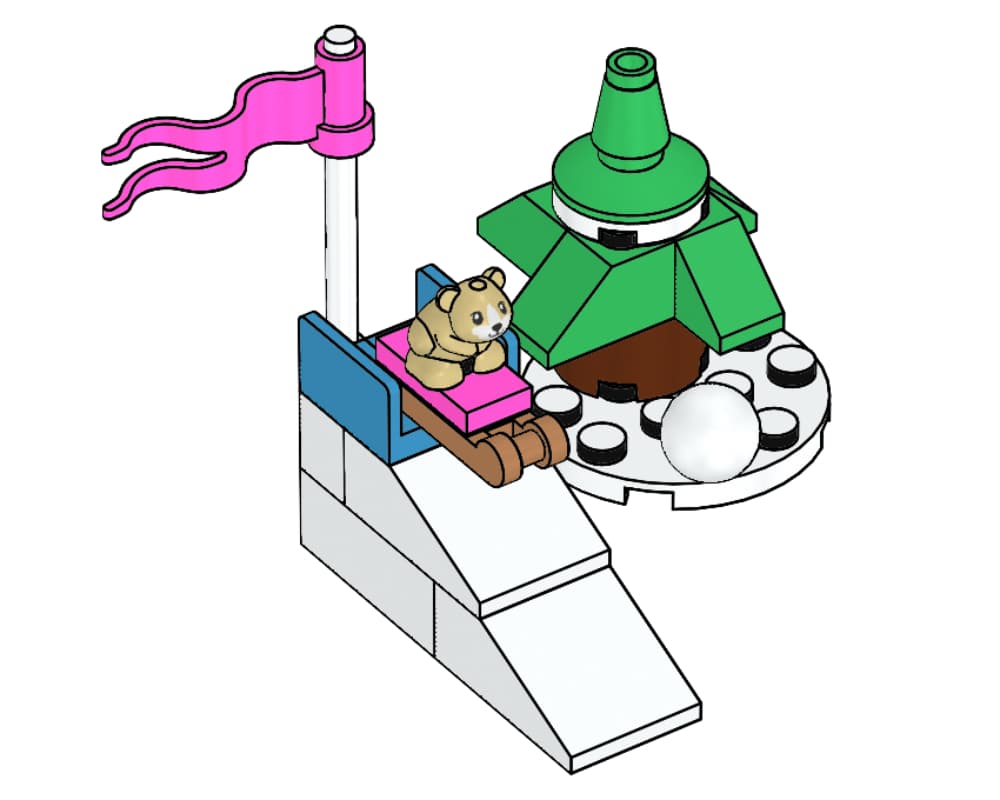LEGO sættet Hamster Sled