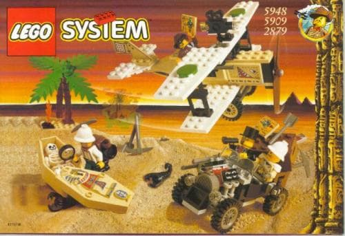 LEGO sættet Treasure Raiders set with Mummy Storage Container