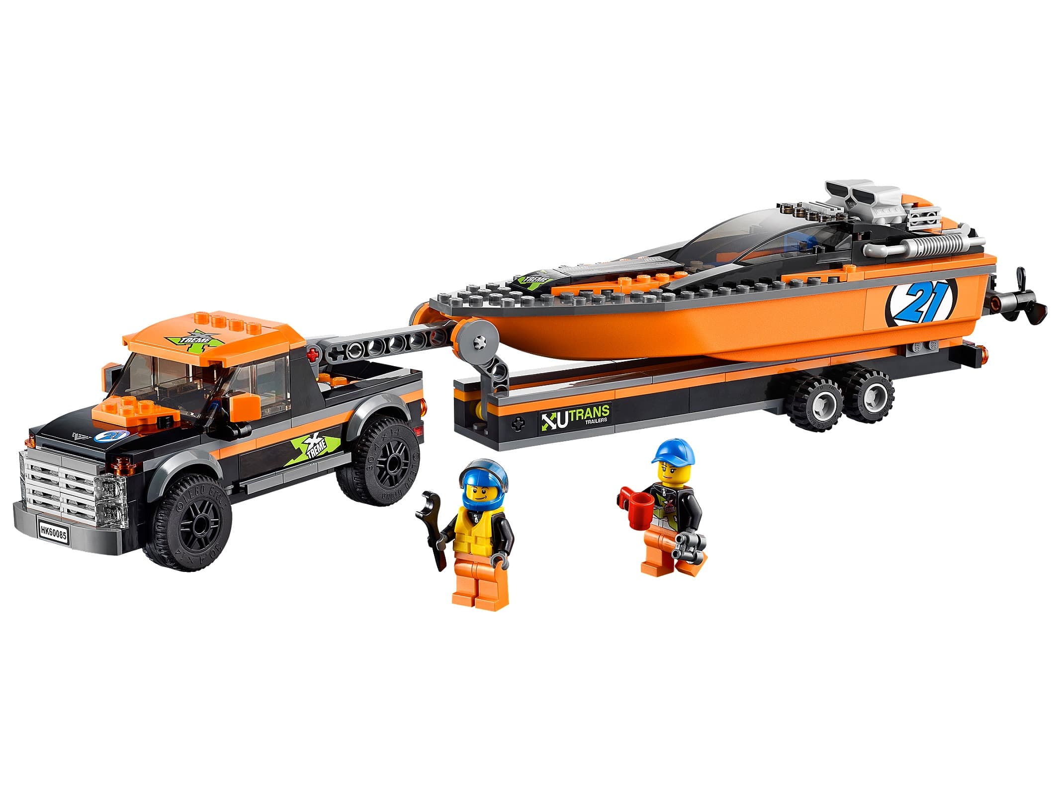 LEGO sættet 4x4 with Powerboat