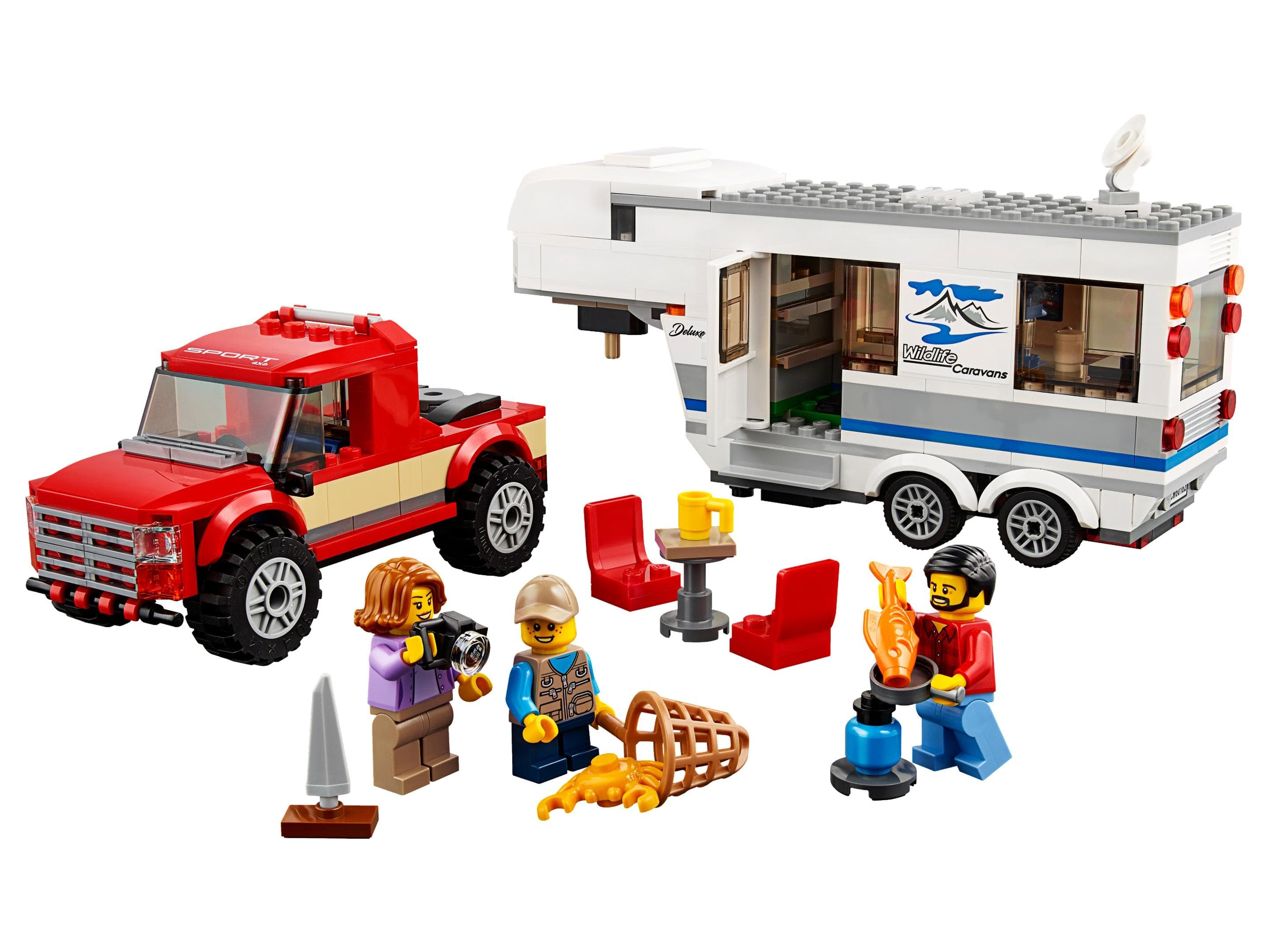 LEGO sættet Pickup & Caravan