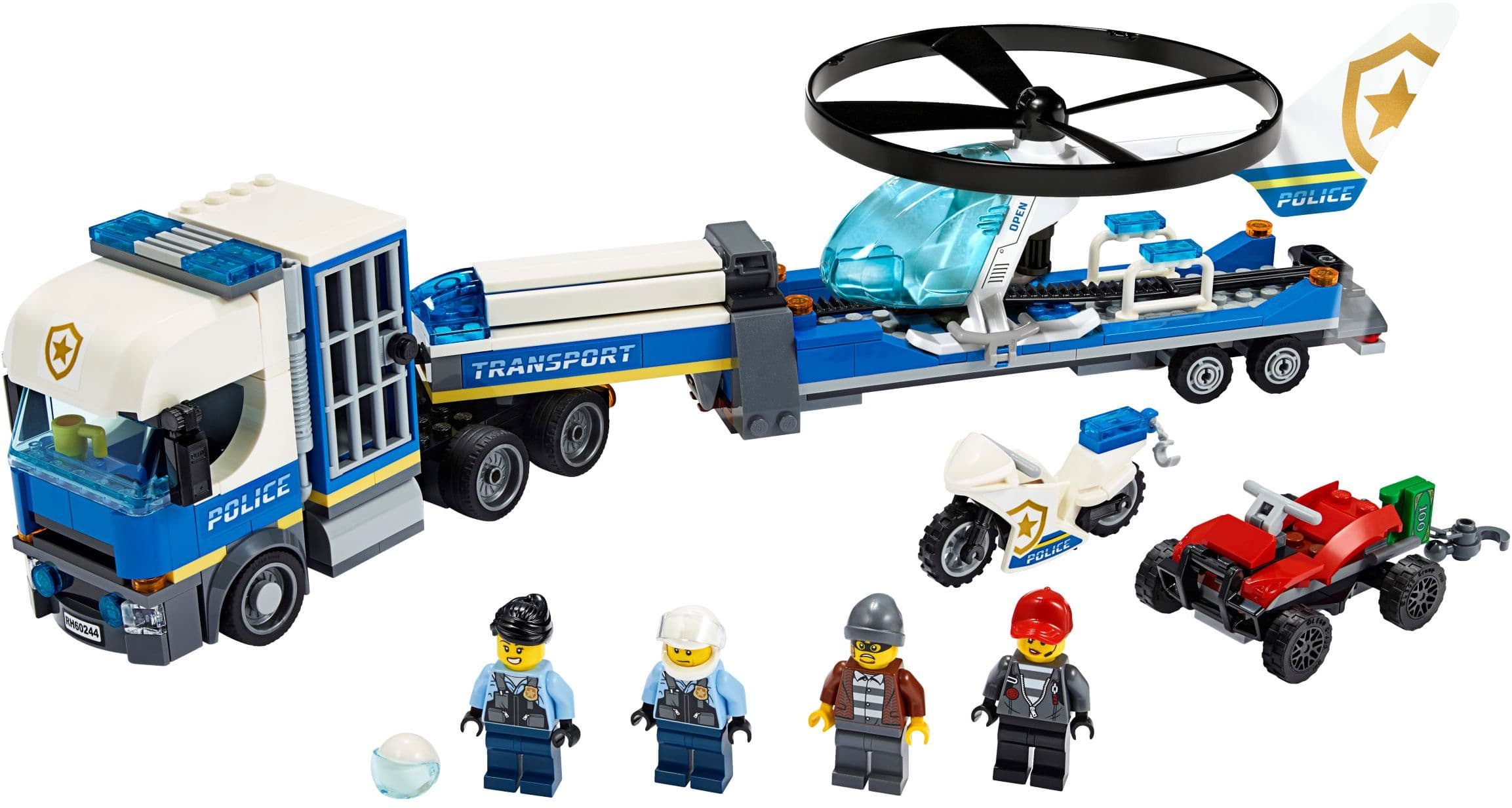 LEGO sættet Police Helicopter Transport