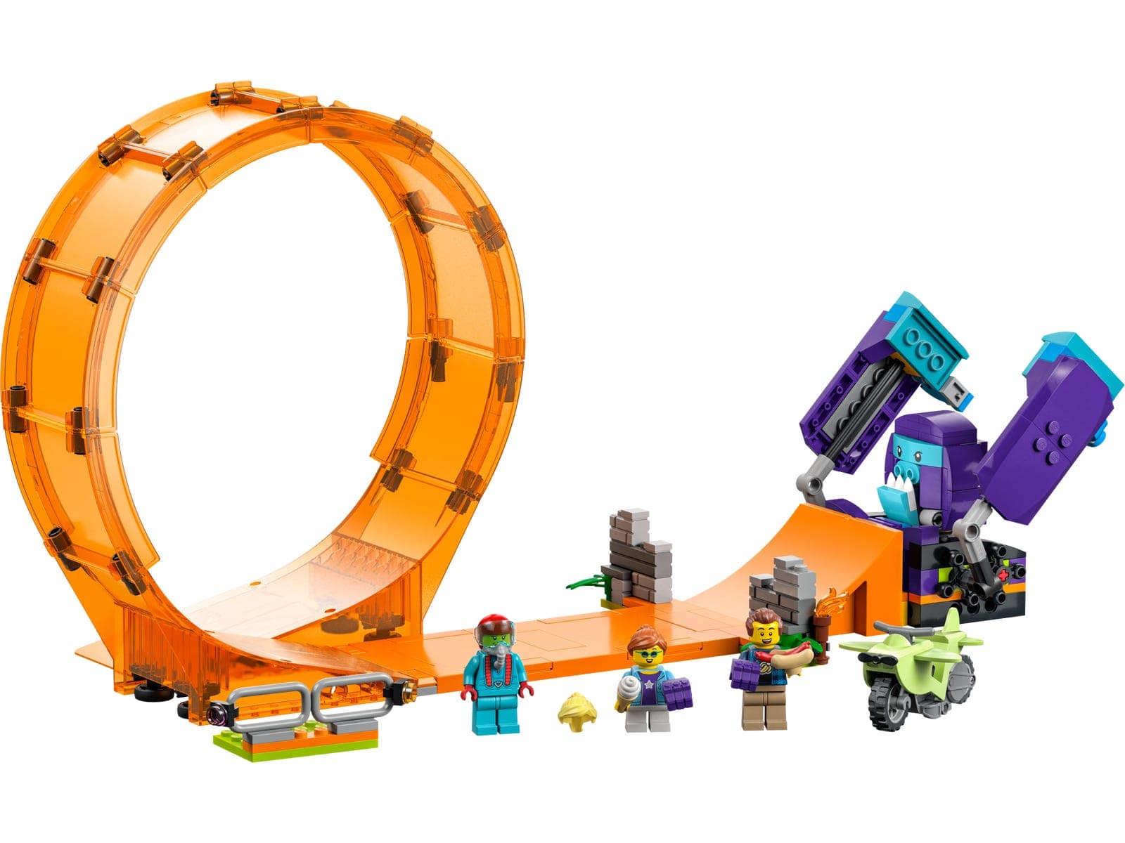 LEGO sættet Chimpanzee Smash Stunt Loop