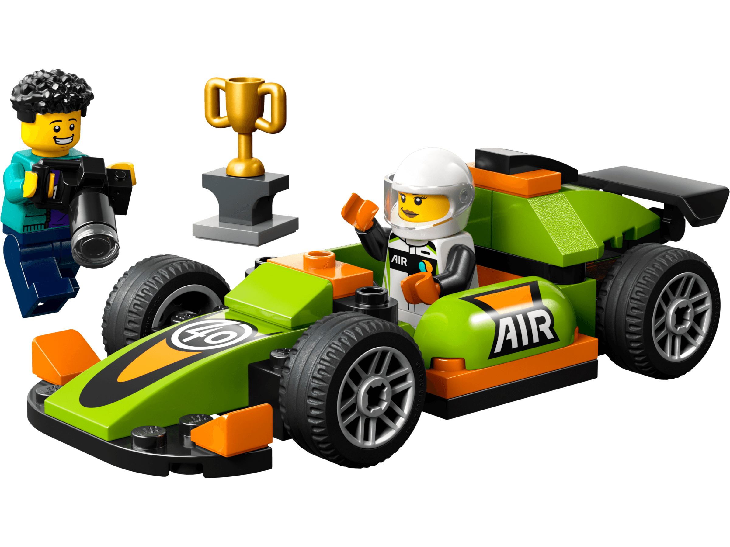 LEGO sættet Green Race Car