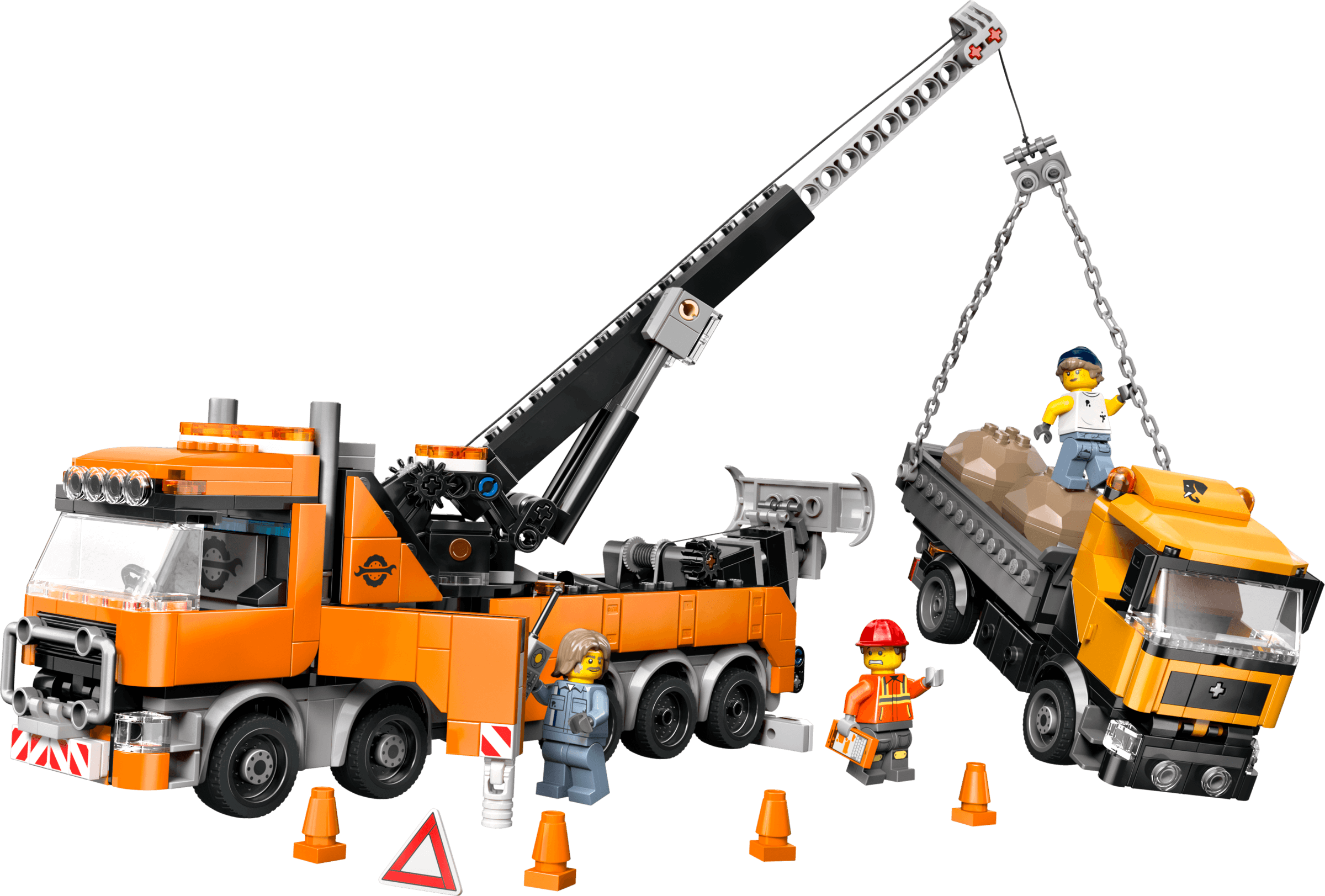 LEGO sættet Heavy-Duty Recovery Tow Truck with Crane