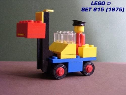 LEGO sættet Fork Lift with Driver