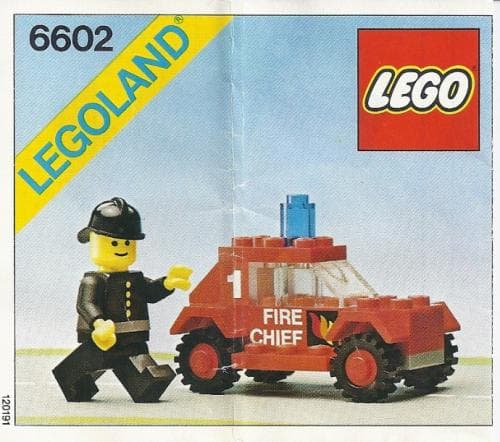 LEGO sættet Fire Chief's Car