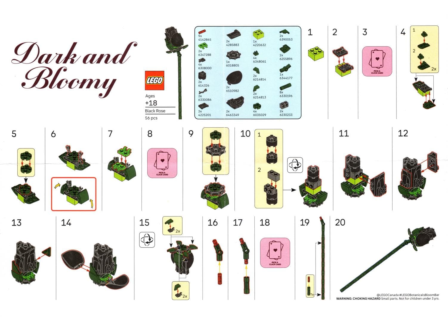 LEGO sættet Dark and Bloomy